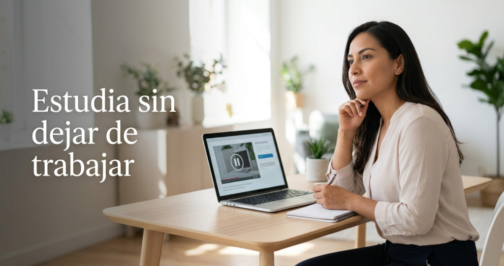 Plataformas gratis, horarios reales y certificados reconocidos. Todo lo que necesitas saber para mejorar tu carrera sin dejar tu trabajo